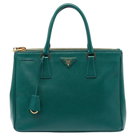 prada emerald green bag|green Prada satchel.